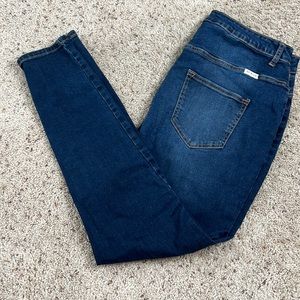 AP blue distressed jeans